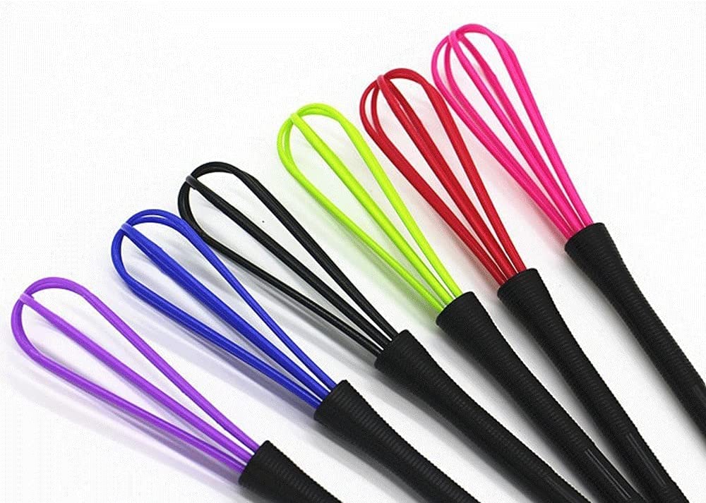 Fruste per Uova per Cucinare Mini Frullino in Plastica Multifunzione, Frullino per Le Uova Frullino per Crema Colorante per Capelli, Frusta in Plastica Comodo Frullino per Miscelare Senza Sforzo (Colo