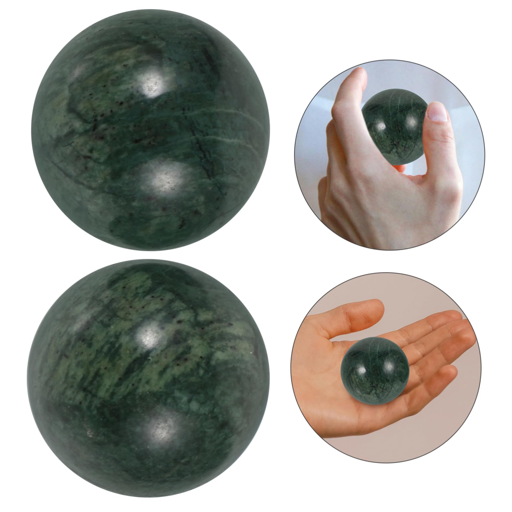 MAGICLULU 6 Stk Jade-fitness-handball Massageball Werkzeug Handmassagebälle Kugeln Massieren Massagebälle Für Erwachsene Jade-handbälle Handmassagegeräte Ältere Handgelenk Afghanistan