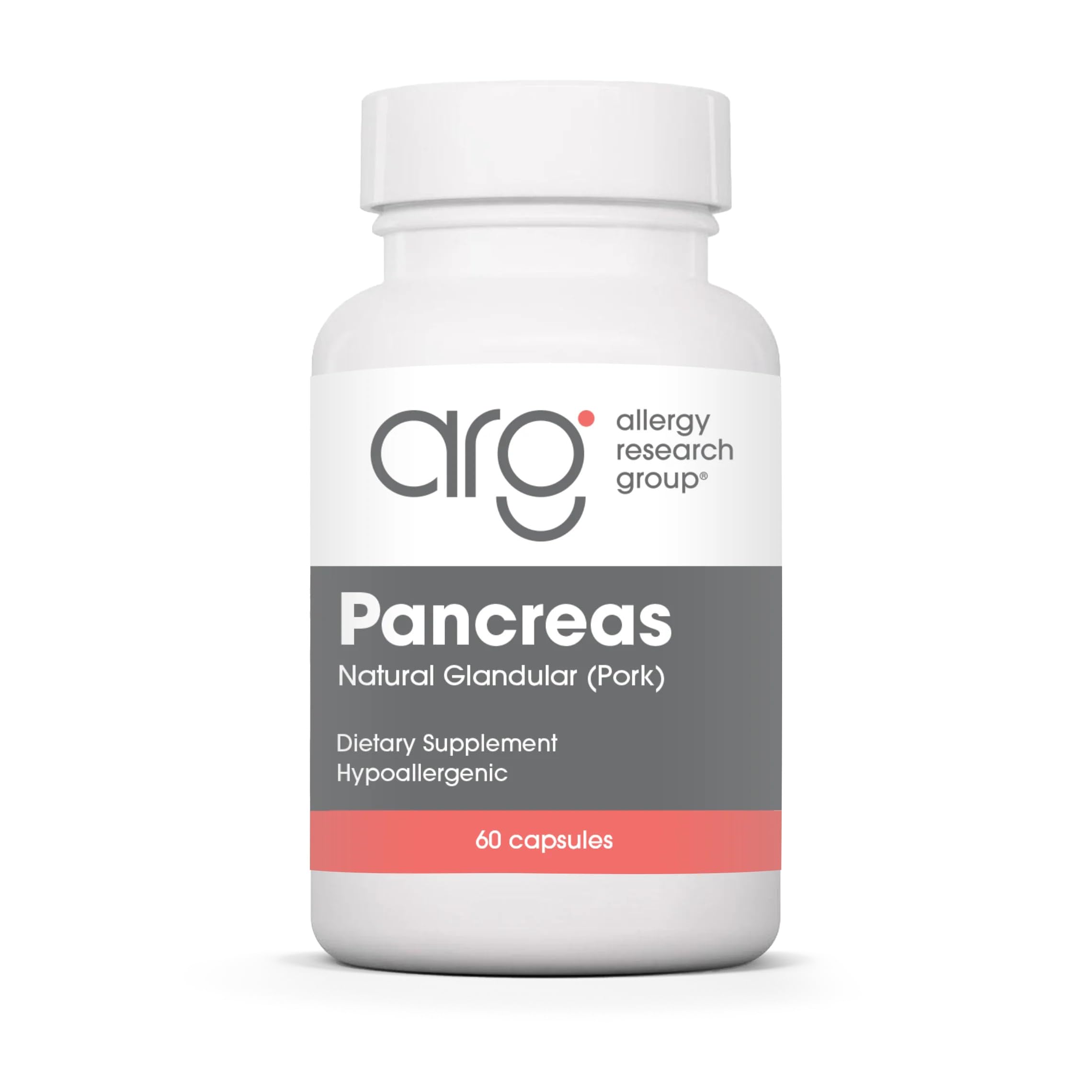 ARG Pancreas Natural Glandular 425 mg Pork, 60 Capsules