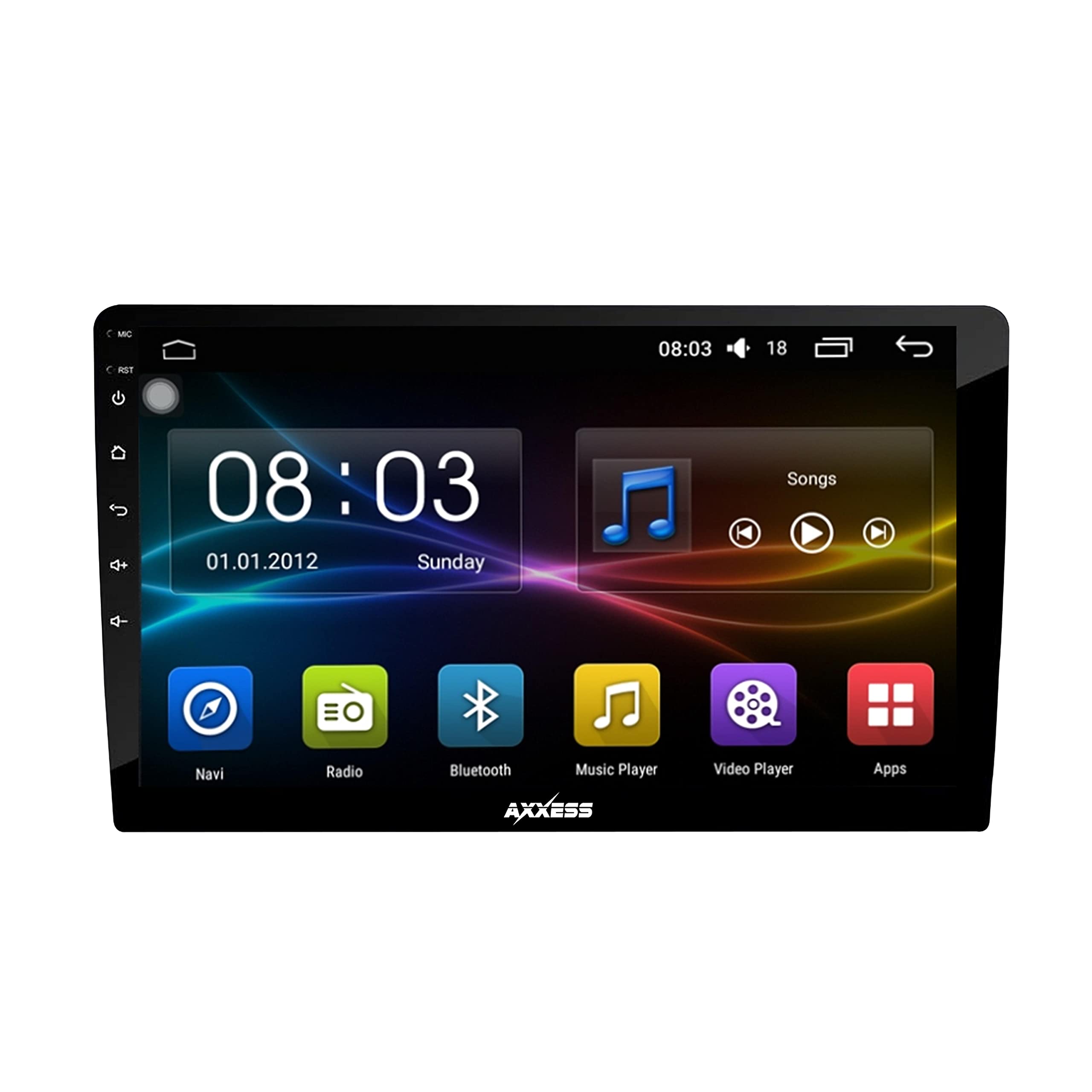 Axxess Universal Android 9 INCH Touchscreen Double In Car Stereo Player With Navigation/GPS/Wifi/Bluetooth/Full Hd 1080P (2Gb/16Gb ROM)