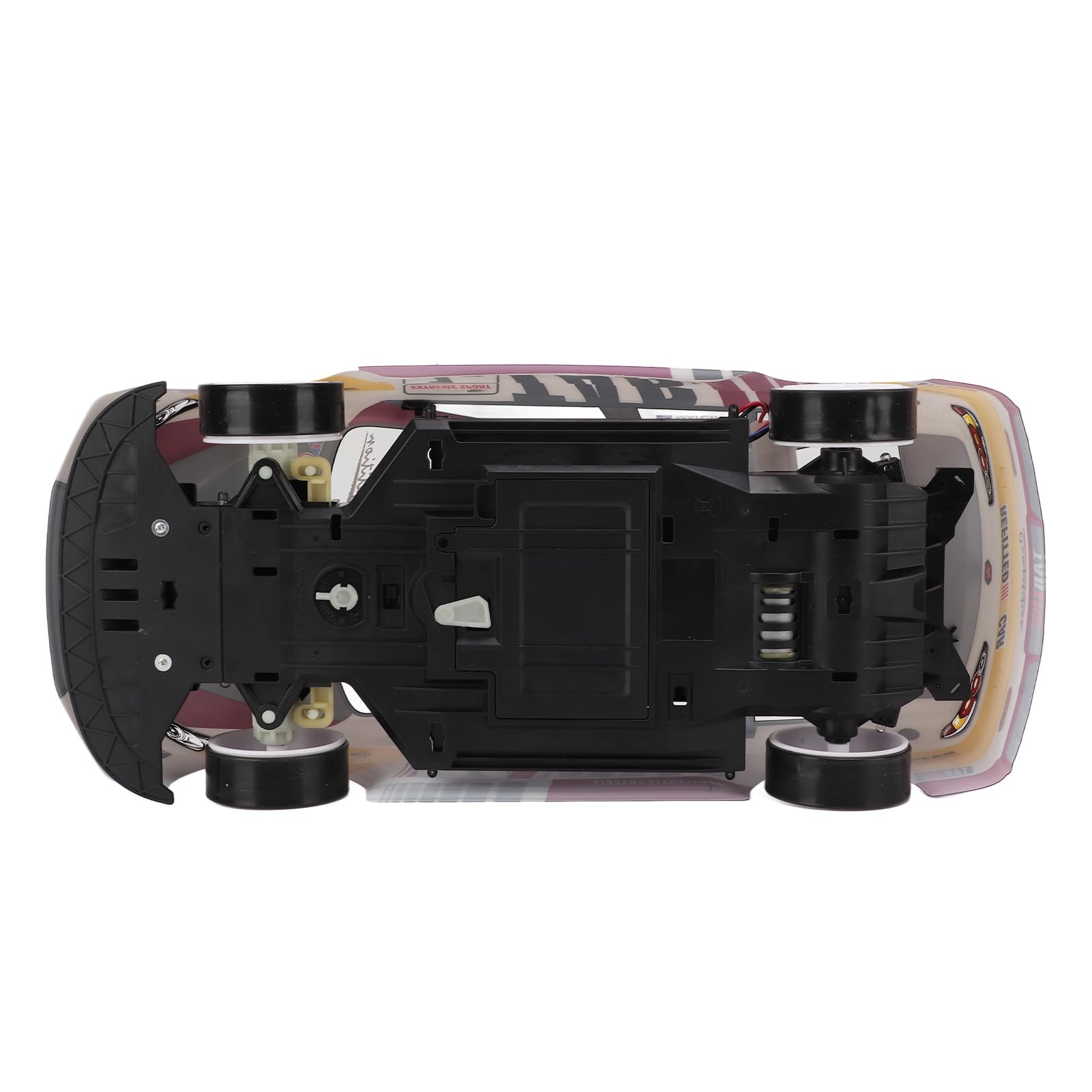 RiToEasysports Samochód Wyścigowy RC do Driftu 1/10 2,4G, Dioda LED Dużej Mocy 4WD, Zdalnie Sterowana Zabawka Kaskaderska, z podwójną komorą Baterii i Amortyzatorem, dla Nastolatków i Dorosłych (1