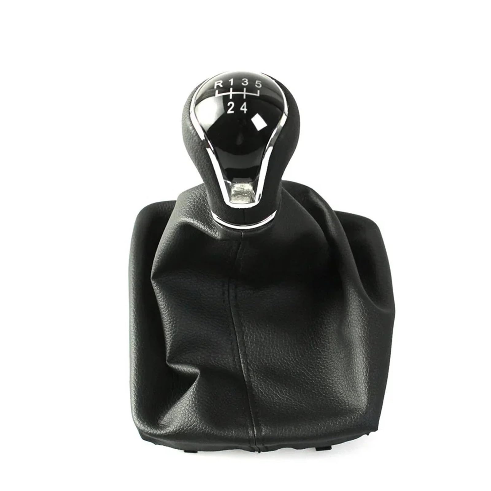 EHWLFVX Car Gear Shift for Seat for Leon for III MK3 5 Doors 2012-2020 5/6 Speed Gear Shift Knob LHD with Shifter Level Stick Gaiter Car Accessories(5 Speed Black)