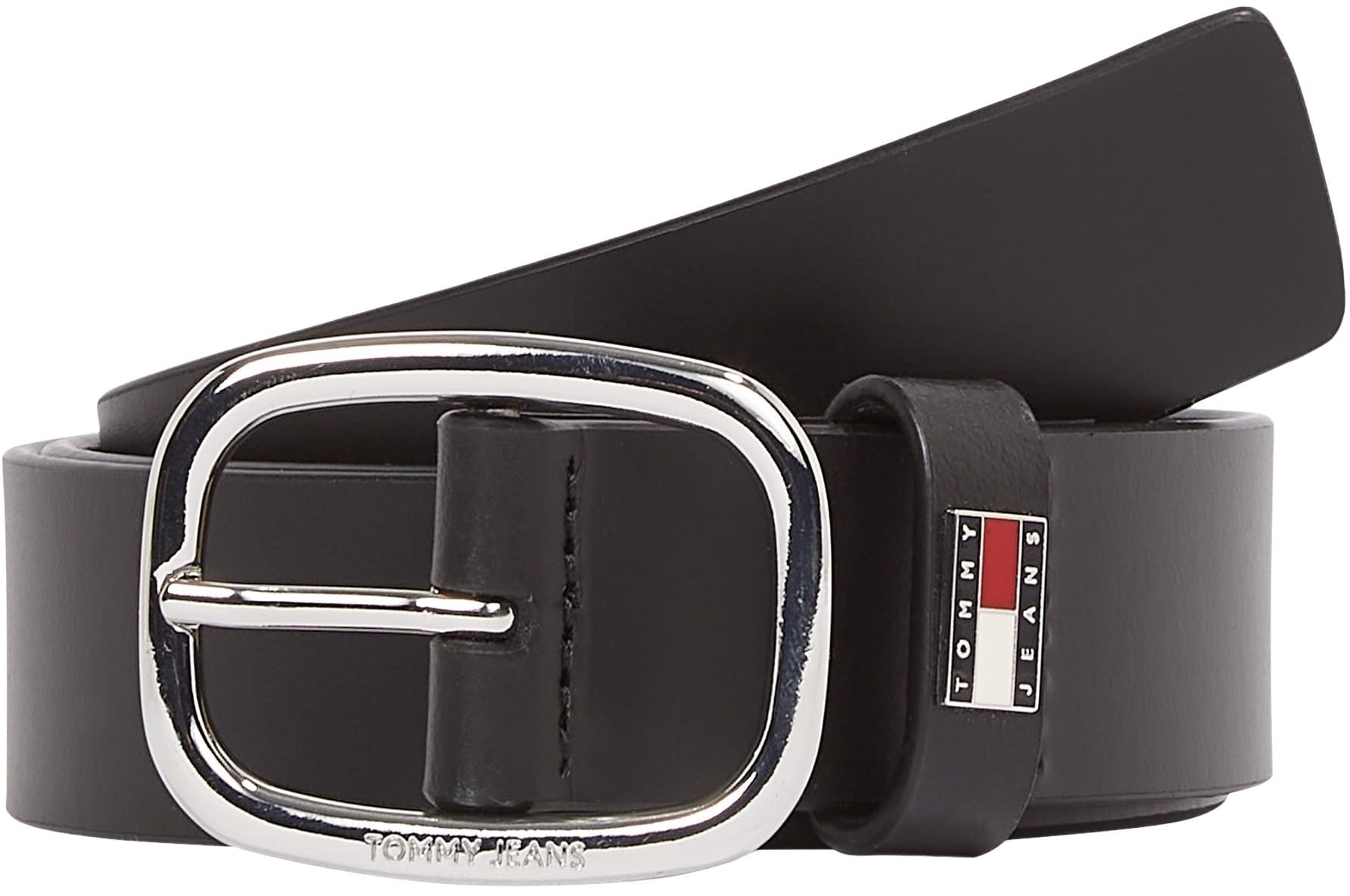 Tommy Jeans Damen Gürtel Oval Ledergürtel