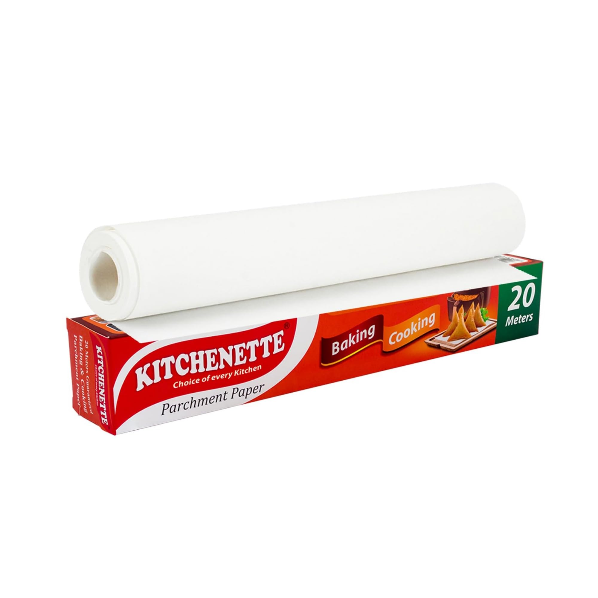 Kitchenette Baking and Cooking Paper | Parchment Paper - 20 Meters X 11 inch | Food Grade | Non Stick Paper | Fat Free Cooking | Coreless Roll | Microwave Paper (White)-image-41