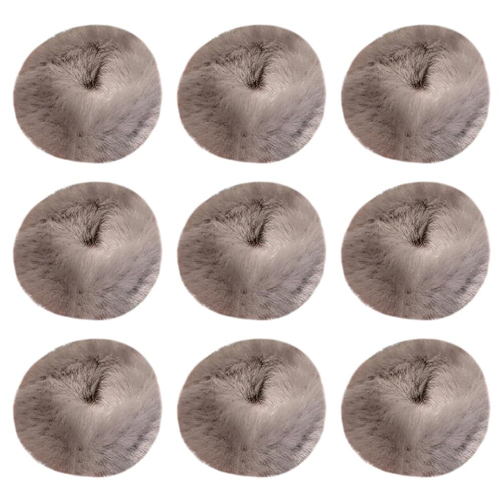 Elastici per Capelli in Peluche per Donne, Elastici Morbidi per Capelli, Corda, Fermacoda Peloso, Accessori Soffici per Coda Di Cavallo