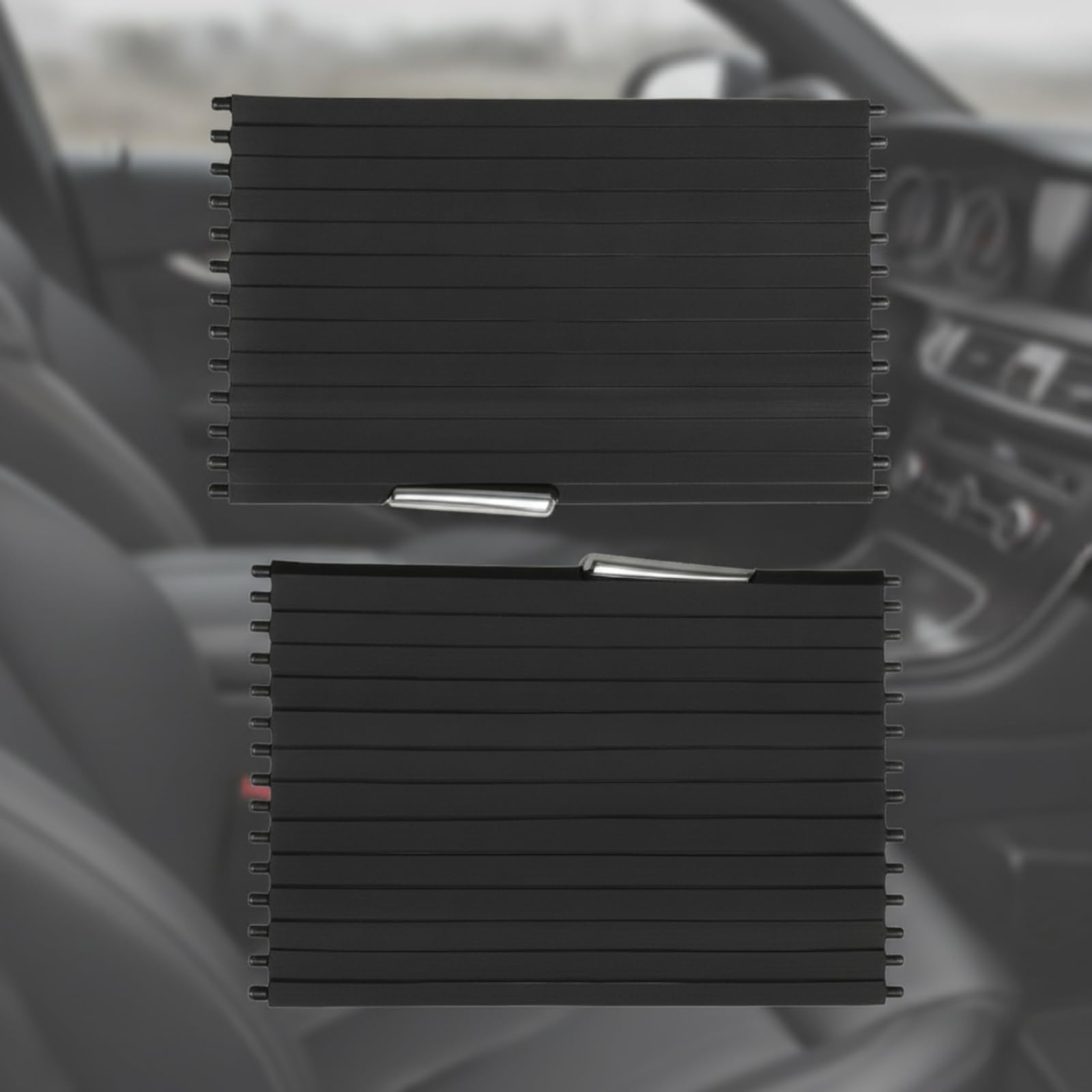 Tapa Consola Central Coche Cubierta Rodillo Portavasos Deslizante Panel Repuesto Compatible con X5 X6 E71 con Pestañas Apta para Ordenar Interiores Conducción Diaria Renovación Estética Vehículos