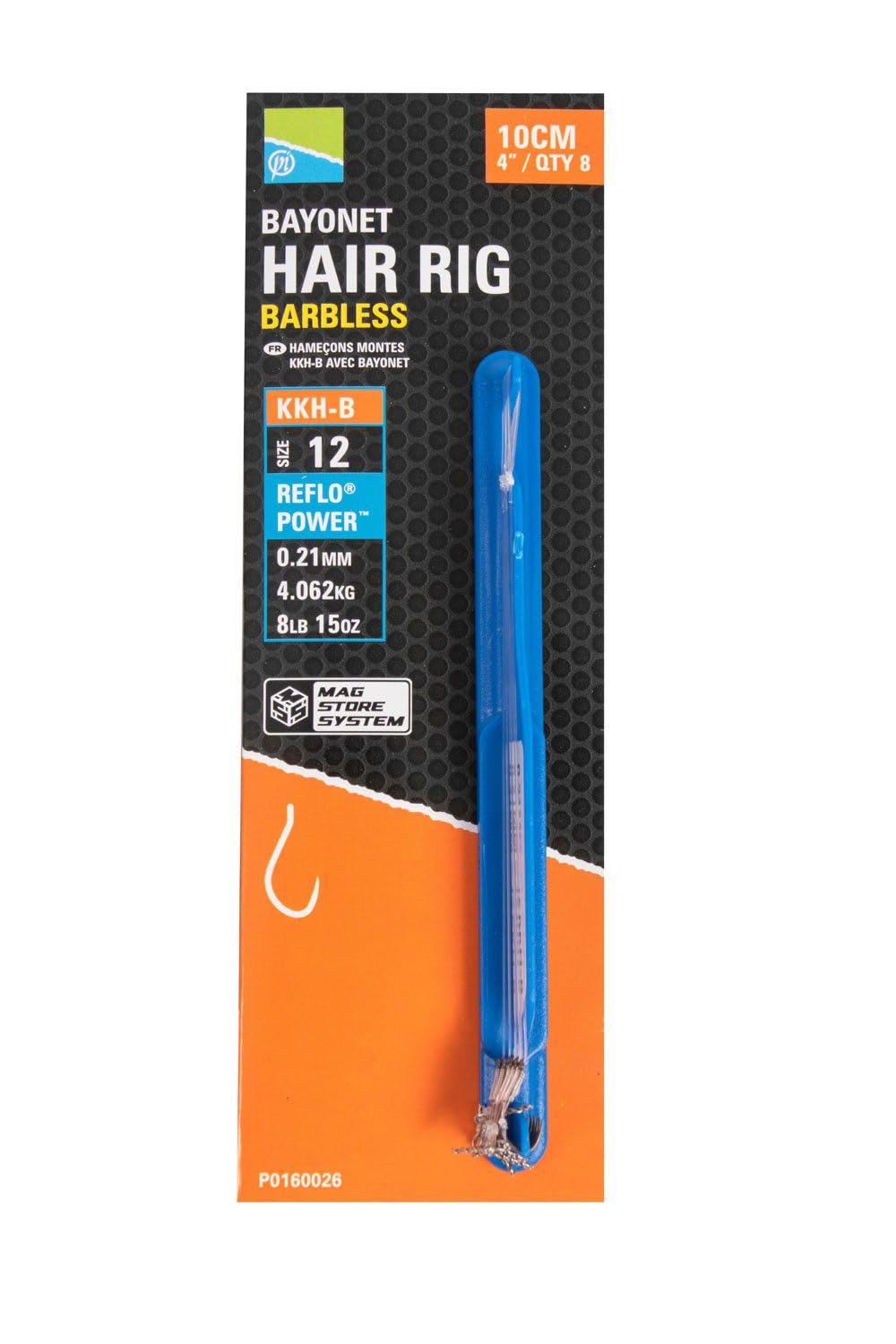Preston Innovations Bayonet Hair Rigs Barbless KKH-B Size 16 10cm (p0160028)