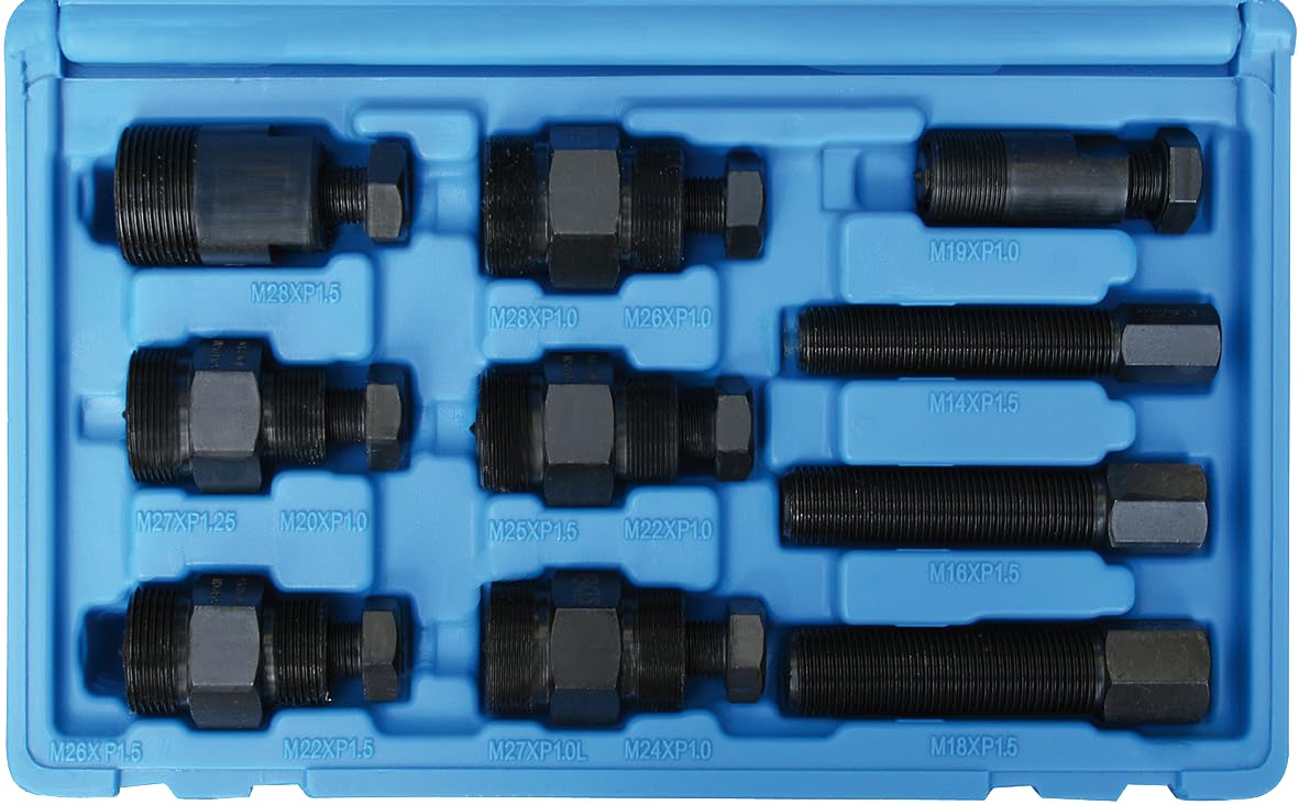 SW Stahl 05270L Extractor de Volante Magnético de 10 Piezas | Kit extractor universal para motocicletas y motores con 10 tamaños métricos, incluye maletín de transporte rígido.