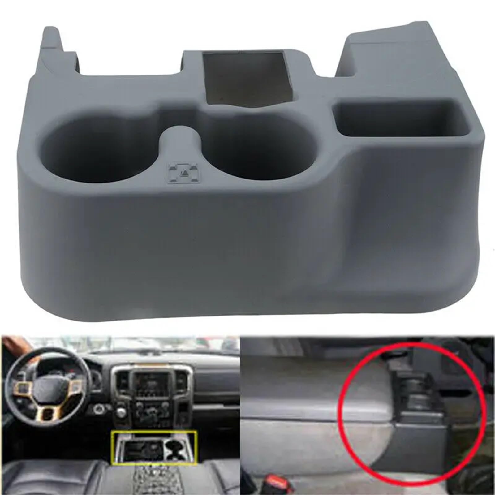 Konsola Środkowa Uchwyt na kubek z wodą do konsoli środkowej samochodu, pasujący do modeli Dodge, Ram 1500, 2500, 3500, 2003, 2004, 2005, SS281AZAA(C)