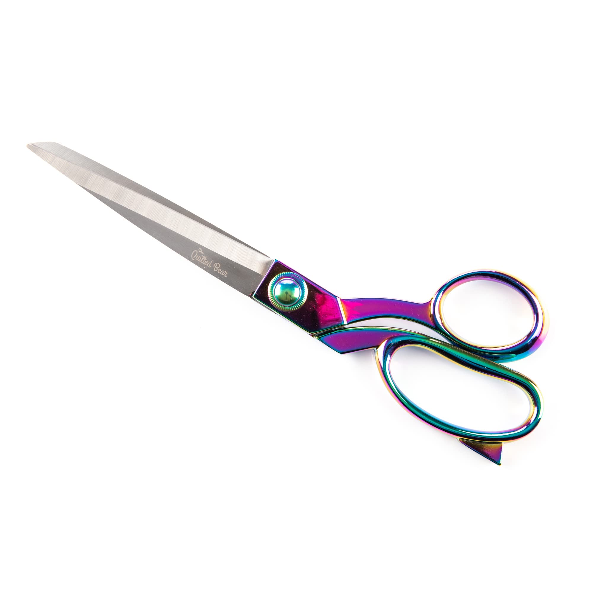 The Quilted Bear Rainbow Dressmaking Scissors - Premium Heavy Duty Dressmaking & Sewing Scissors With Precise Sharp Blades & Your Choice Of 3 Different Sizes (9.5")
