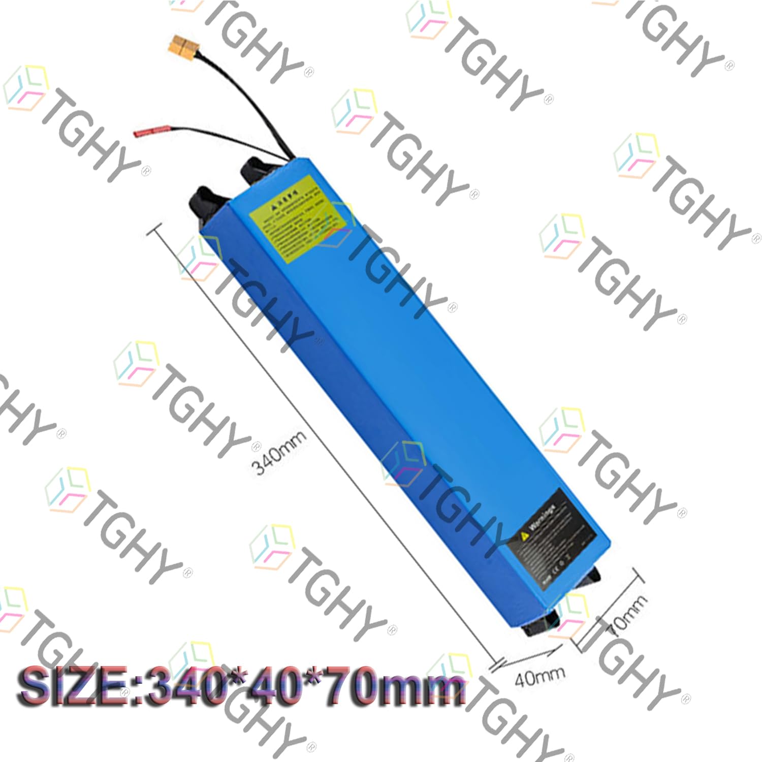 TGHY Batteria al Litio da 36 Volt per Monopattino Elettrico, 36V 7.8AH 9AH 10.5AH, Rimovibile e Pieghevole, per Motori di Skateboard da 0-350W, con Caricabatterie Incluso.,36v9ah