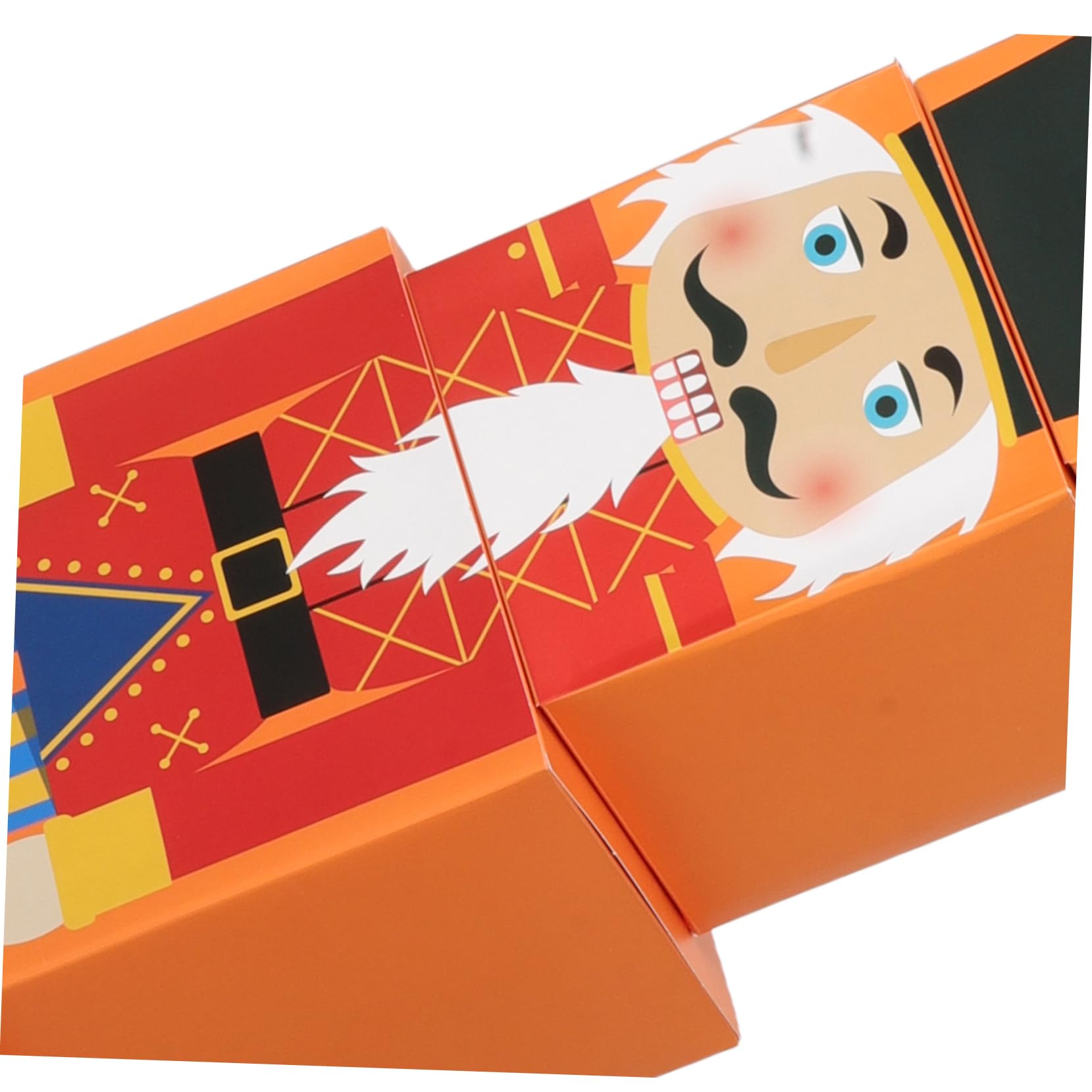 HEALSOPTHY Cajas Apilables Decorativas para Navidad Almacenamiento Multifuncional de Espacio y Decoración Festiva para Fiestas y Regalos