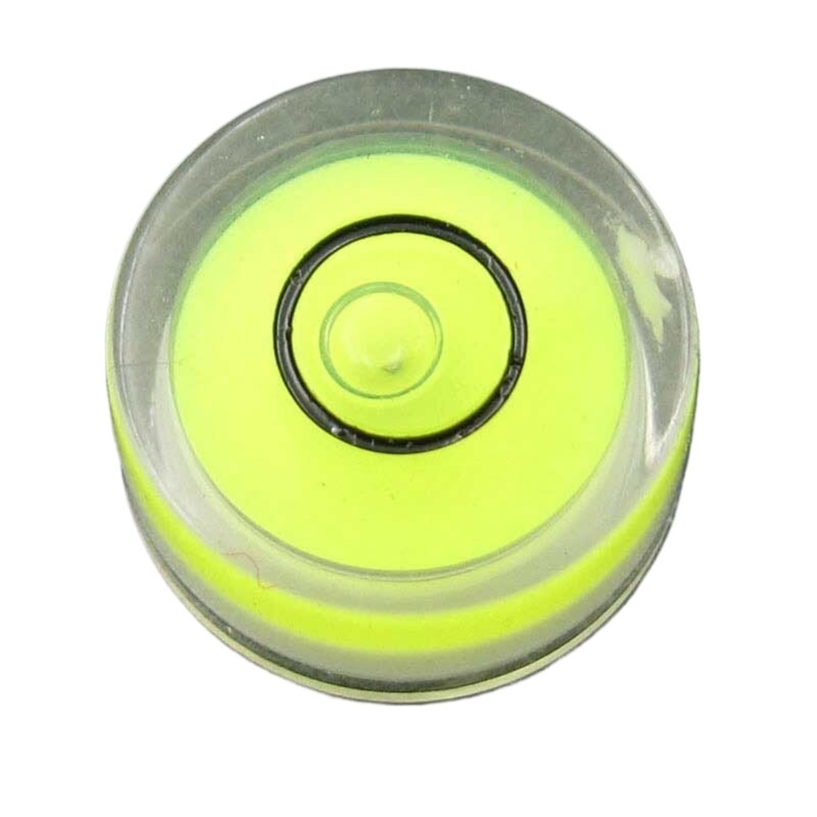 Niveau à bulle circulaire rond en plastique, 50 pièces, niveau à bulle universel Bullseye
