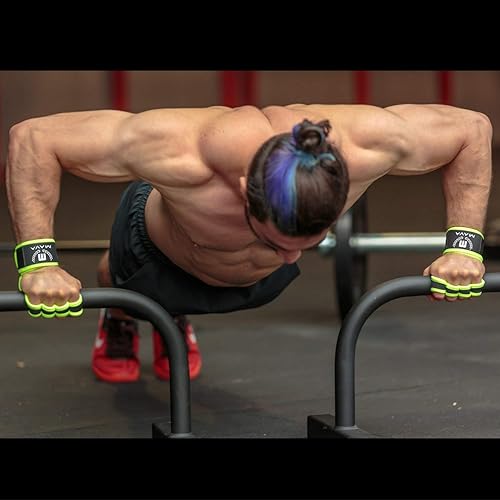 Miniatura 2 de Mava Sports Guantes de entrenamiento cruzado con soporte de muñeca para WOD, entrenamiento de gimnasio, levantamiento de pesas y fitness, acolchado