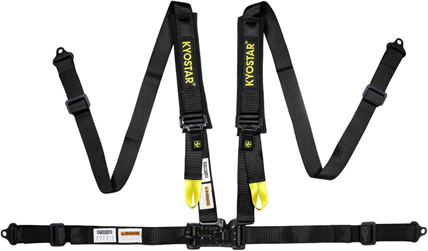 4 Point Harness Seat Belt with 2 Inch Padding Comfortable Shoulder Pad Seat Belt