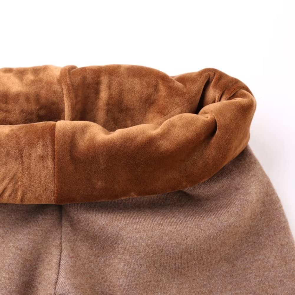 Uomo Termico Biancheria Intima Fondo, Foderato in Fleece Pantaloni Leggings