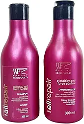 Kit Shampoo e Cond Hidratação para Cabelos Com Química e Progressiva Alisamento Relaxamento WF 600ml