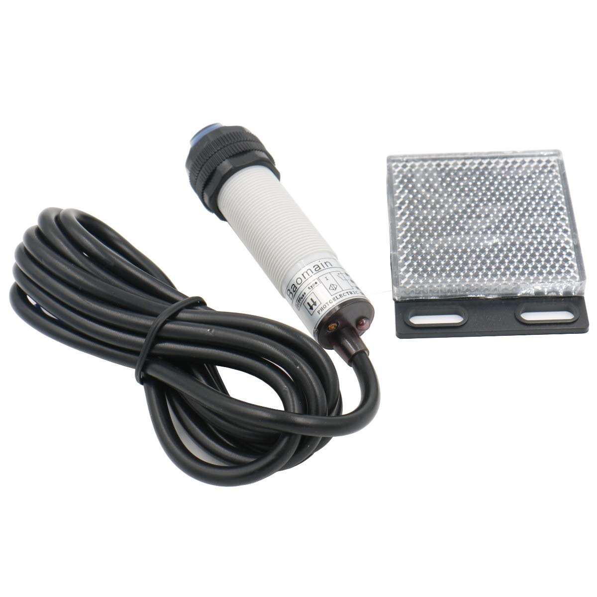 Seco-Larm E-960-D290Q Enforcer Twin Photobeam Detectors with Laser Beam Alignment, 290-590 Feet Sensing Range, NC/NO Alarm Output, N.C. Tamper Circuit Included, Non-polarized Power Inputs