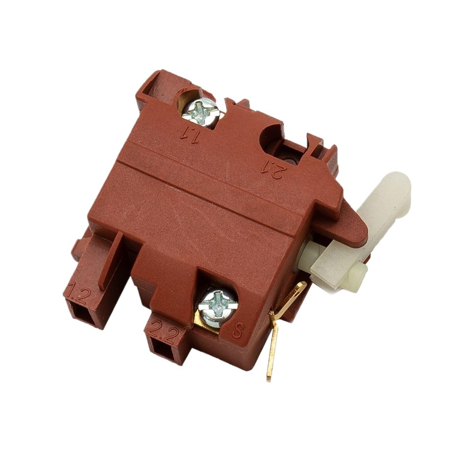 1 interruptor de botón de repuesto for amoladora angular PWS de 115 mm y 125 mm. Interruptor de botón de gatillo for pulidora angular.