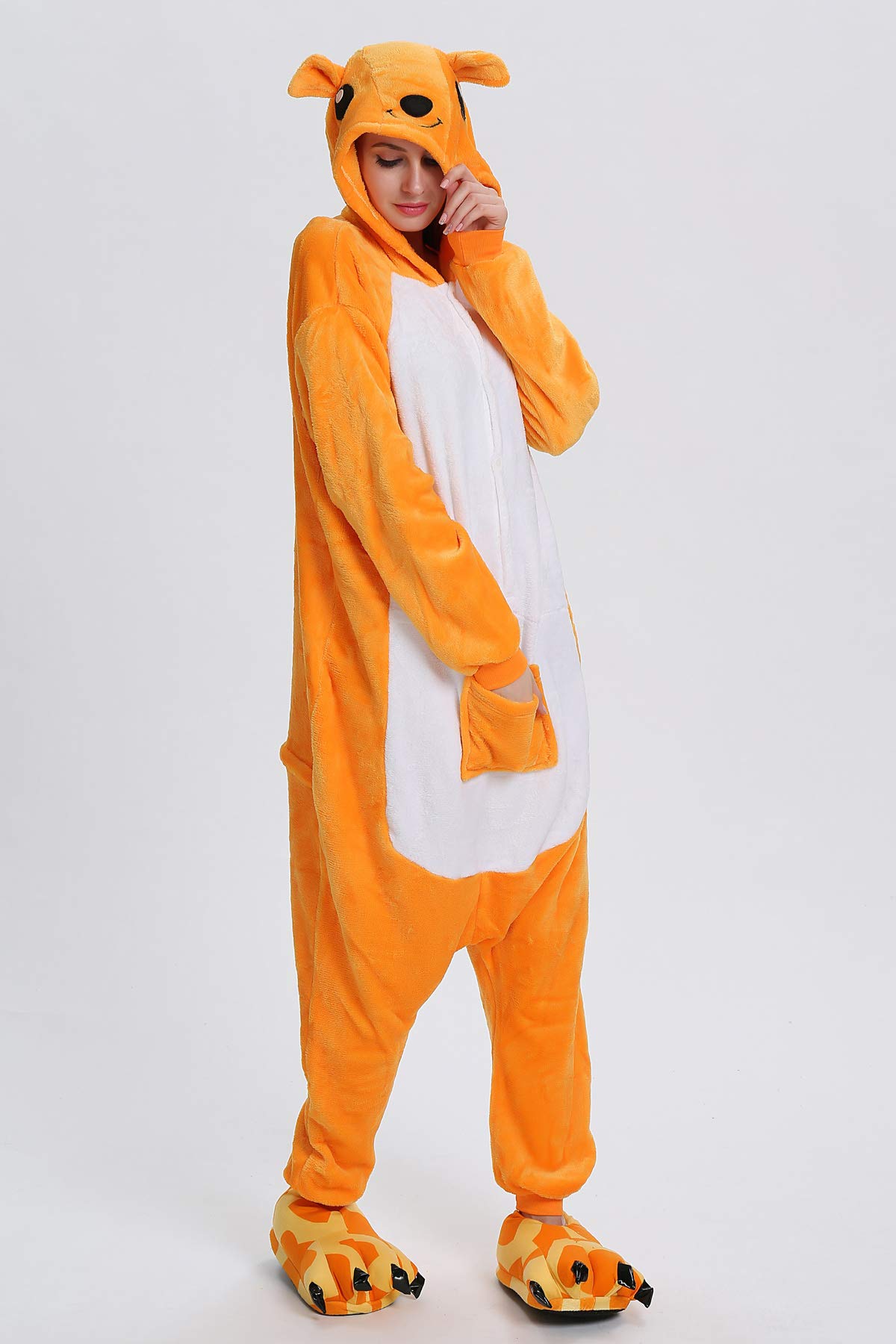 Monkey Kigurumi Flanela Jednorożec Piżamy Bielizna Nocna Kostium Onesie 3D Nowość Tygrys Kreskówka Zwierzę Cosplay Kostiumy Karnawał Halloween Boże Narodzenie Specjalistyczne ubrania dla