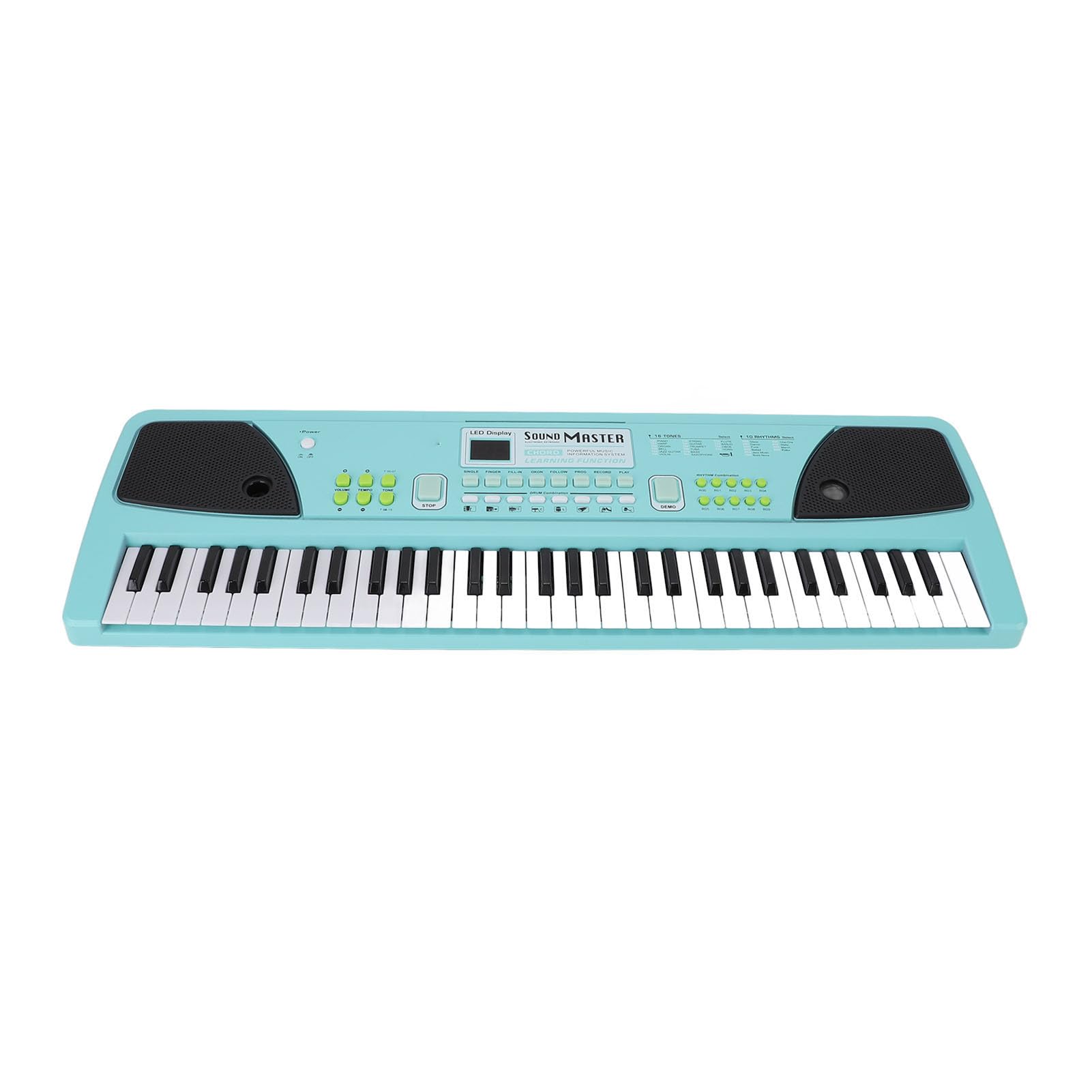61-klawiszowe pianino, przenośne elektroniczne pianino cyfrowe z mikrofonem, elastyczne podwójne źródło zasilania, wielofunkcyjne pianino elektroniczne dla początkujących