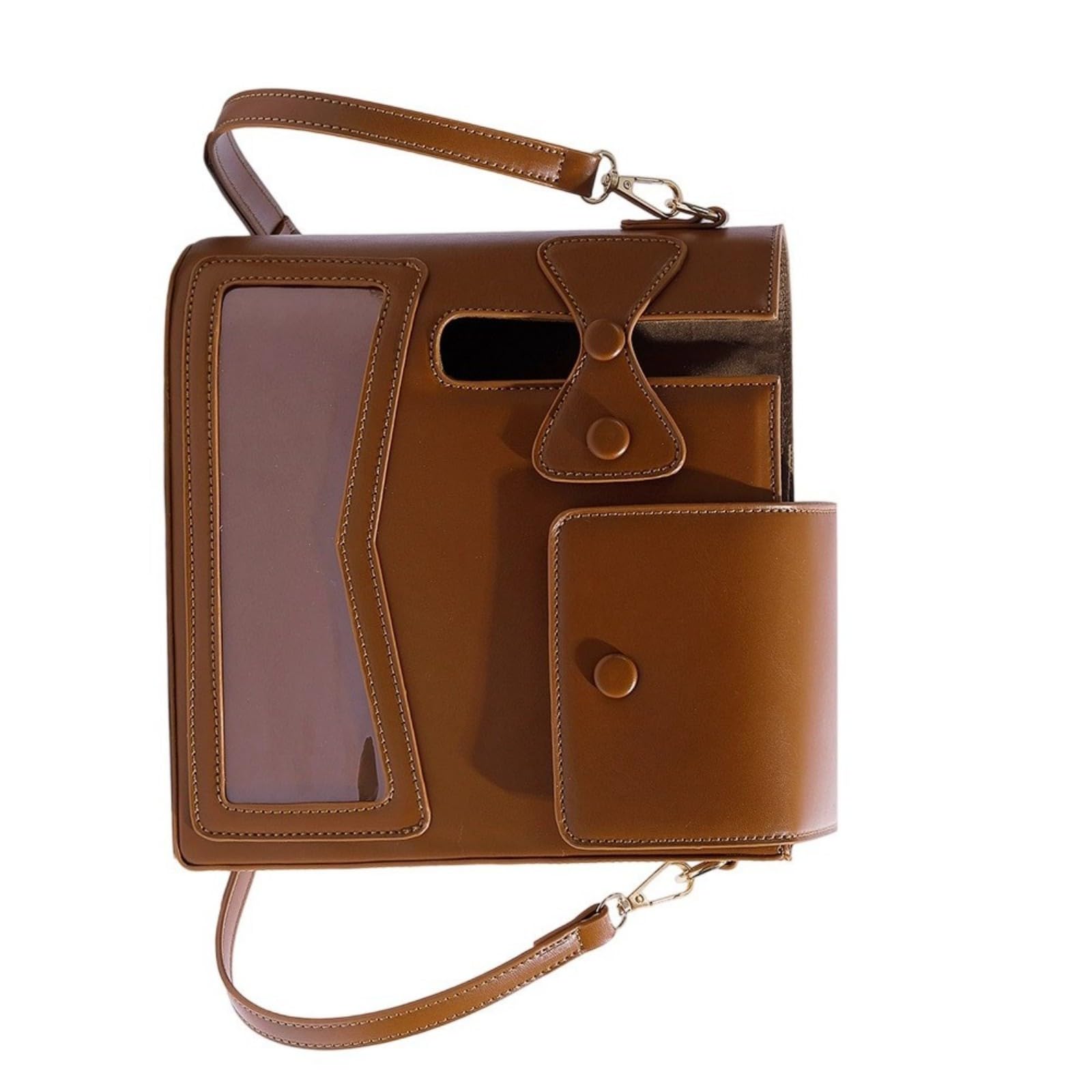 Elegante borsa a tracolla in pelle PU per fiaschetta d'acqua compagno portabicchieri borse per spostamenti quotidiani e avventure all'aria aperta accessori alla moda per pendolari