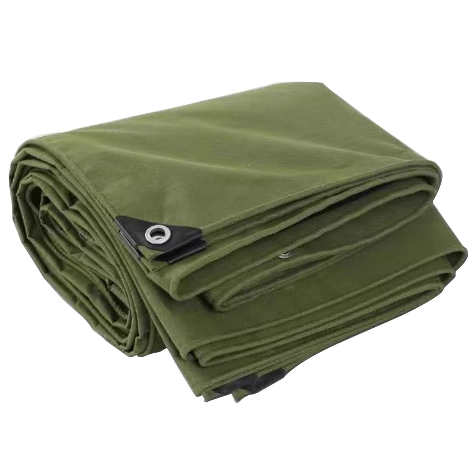 Bâche en Toile De Coton Ultra-Résistante Et Imperméable, Protection Extérieure avec Œillets Renforcés, Idéale pour Voiture, Toit, Bateau, Tente Et Auvent (2x3m)