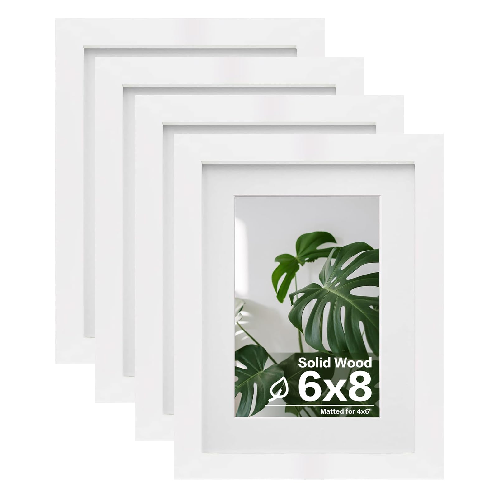 Cadres photo en bois Egofine pour décorer une table de salon ou un bureau moderne