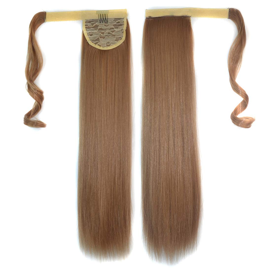 Broccoli21 Women Wig 22# Invisible Unseamed Bandage-style Wig Farseeing Straight Hair Wig Ponytail Wigs