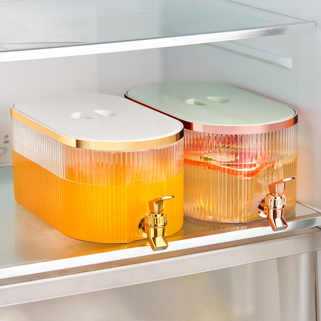 Samoobsługowy dozownik napojów z kurkiem w pokrywce do wielokolorowego piwa typu Cold Brew Sun Tea(C)