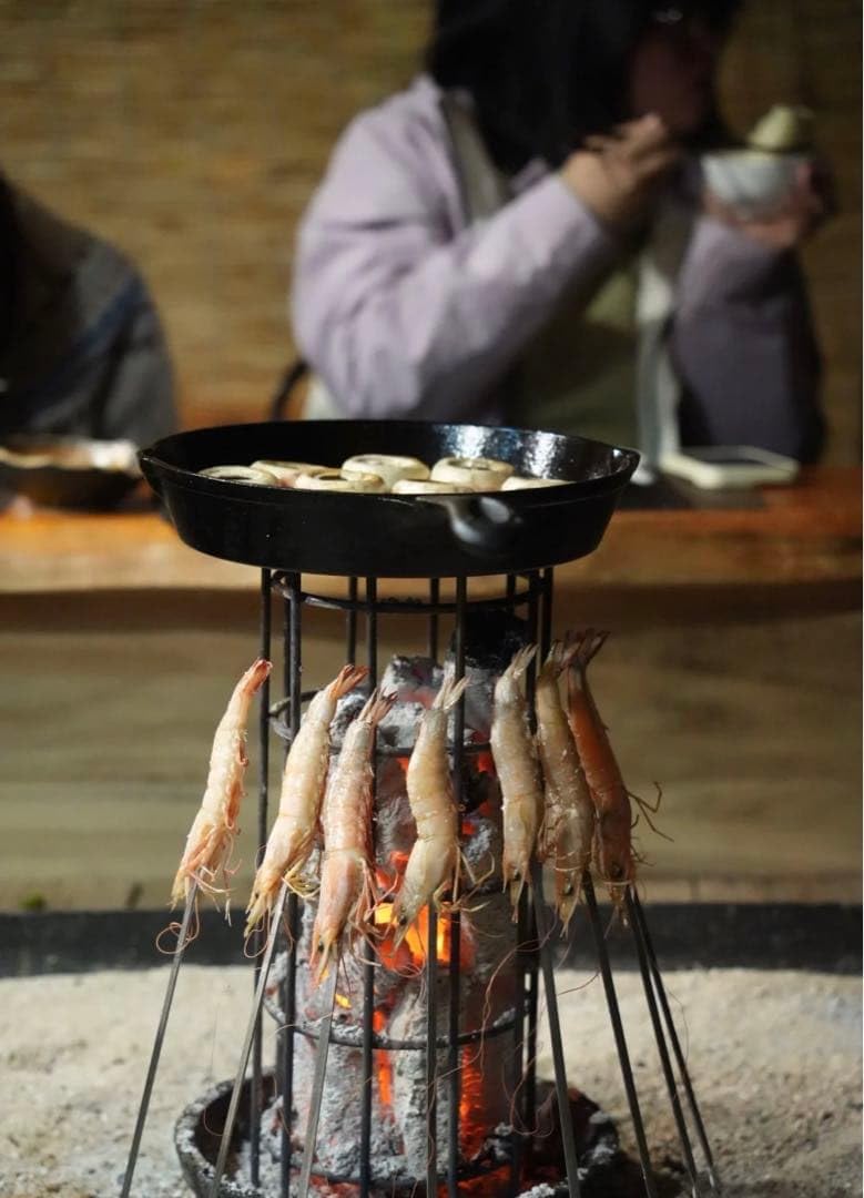 原始焼きスタンド 炉端焼き 五徳 魚焼き　囲炉裏　火鉢直径12cm 3個セット Amazon.co.jp: 原始焼きスタンド 炉端焼き 五徳 魚焼き 枠 囲炉裏 火鉢