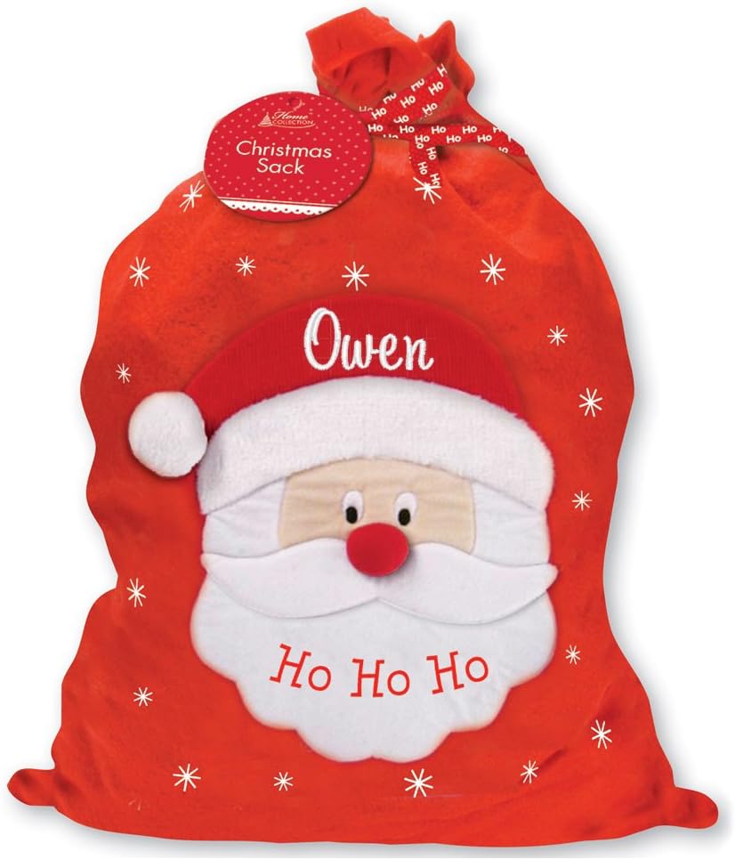 Baby Originals Ltd Large Christmas Embroidered Personalised Gift Santa Sack