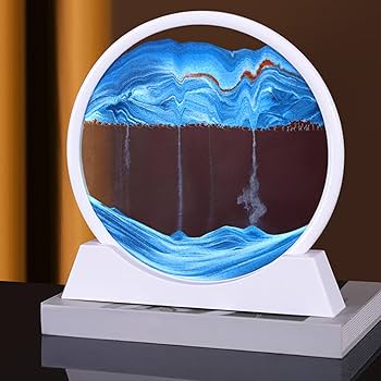 Amazon.co.jp: [dhiuebc] 砂時計 砂時計画像 砂絵 3D 置物 動く