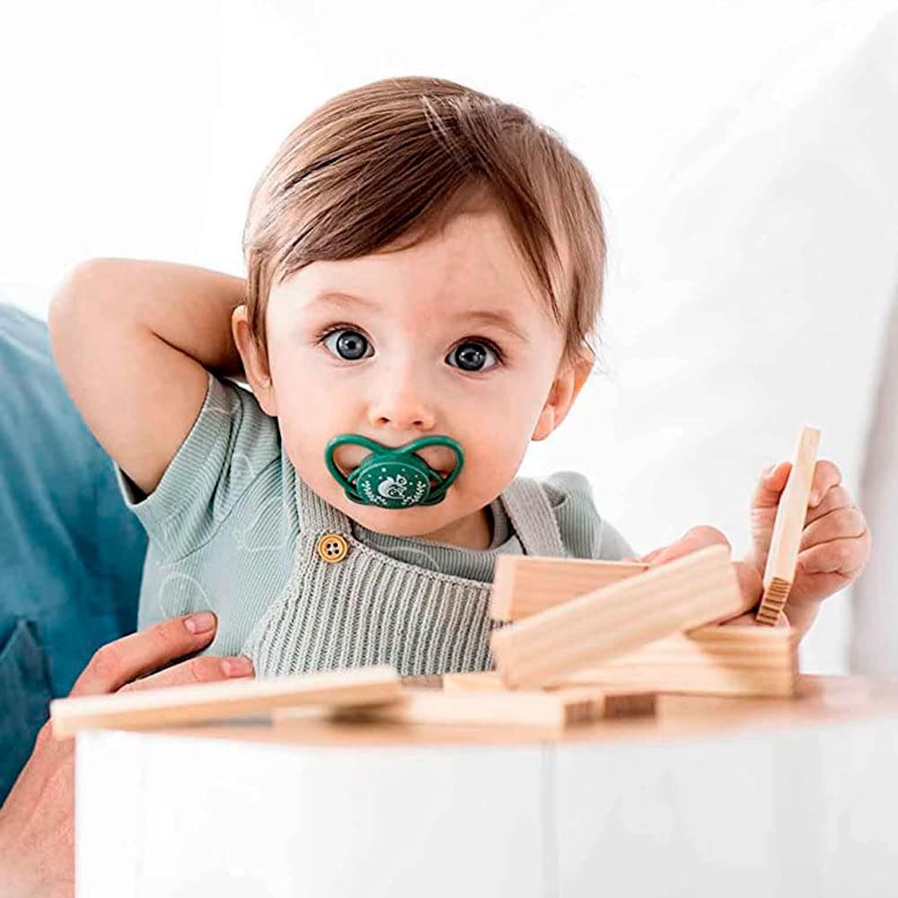 Image secondaire de Nip Lot silicone sucette UNIQUE Gr 3 (18–32 Mo.) Lot de 6 Girls sans BPA fabriqué en Allemagne