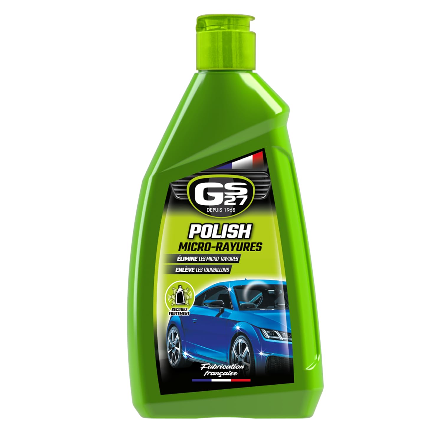 GS27 - Polish Micro-​Rayures Voiture - Élimine Facilement les Micro-​Rayures et Imperfections de la Carrosserie, 500 ml, Neutre