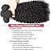 CYNOSURE Kinky Curly Bundles Human Hair 12A Brazilian Human Hair Bundles Unprocessed Curly Weave 3 Bundles Natural Black 18 20 22inches