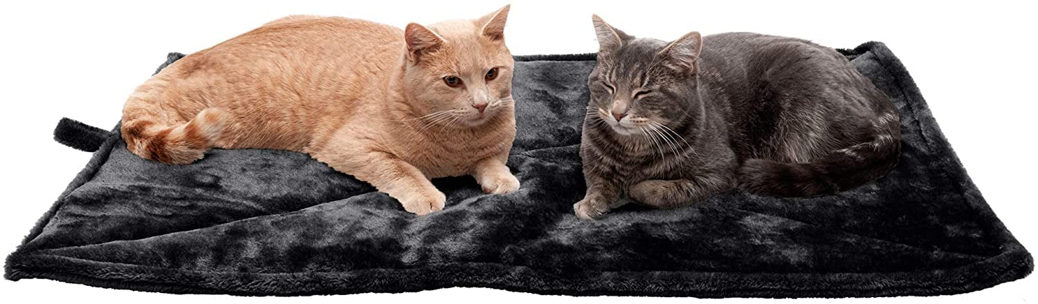 KOZI PET Luxurious Pet Cat Bed Heating Pad - ThermaNAP Quilted Faux Fur Insulated Thermal Self-Warming Pet Bed Pad for Dogs and Cats, Black (B0B3NHP1MQ) Amazon Price History, Amazon Price Tracker