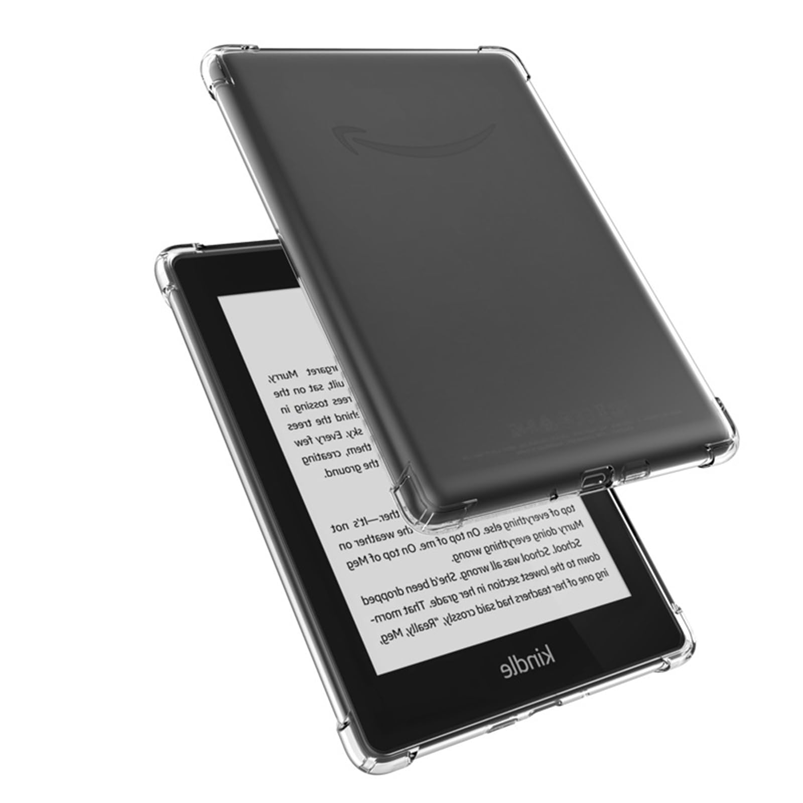 SSKHE Etui na Kindle, przezroczyste etui do 6" Kindle 11 generacji 2022 (model C2V2L3), lekkie i odporne na zarysowania silikonowe etui