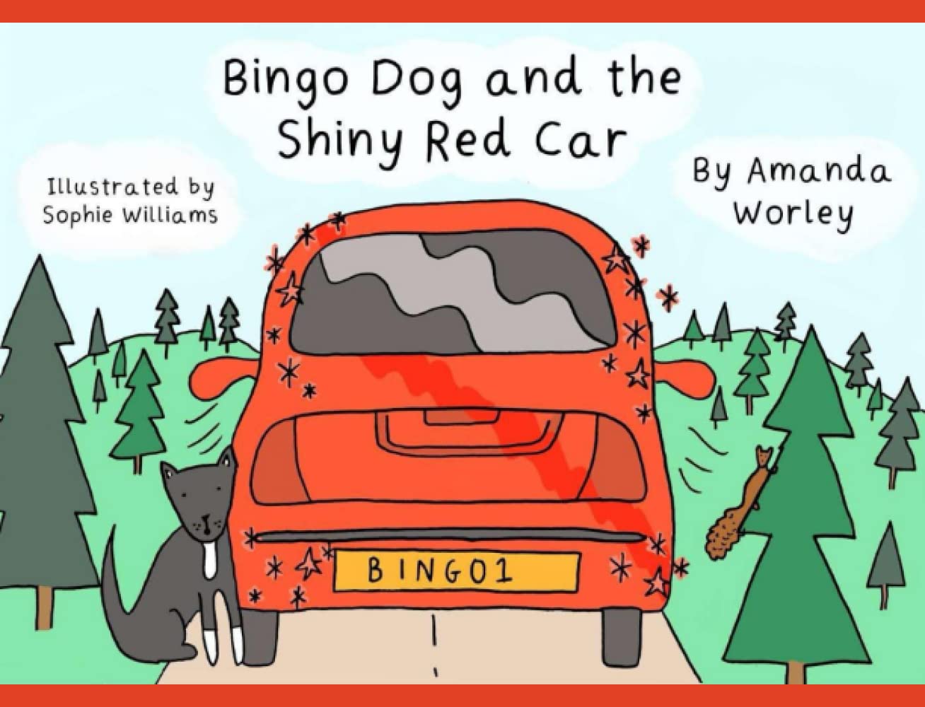 Bingo Dog and the Shiny Red Car