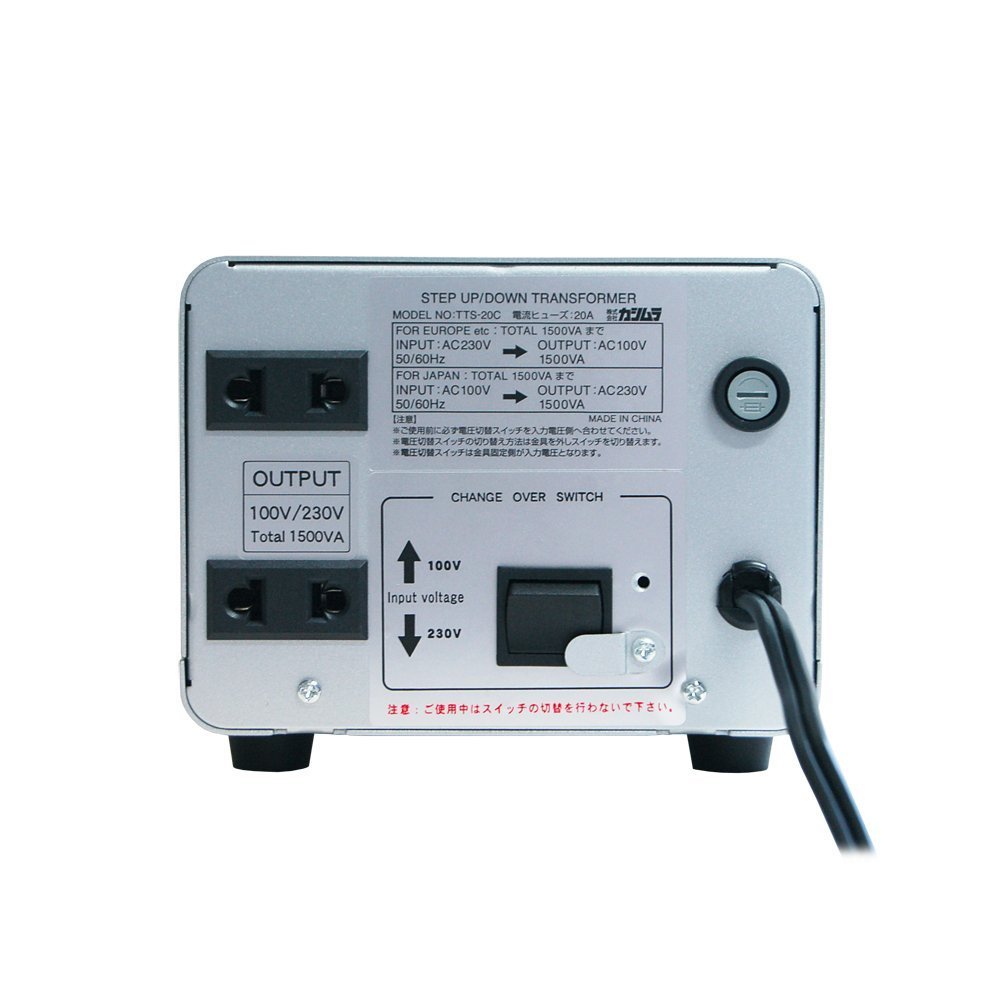 0075 海外国内用変圧器 カシムラ TI-20 Amazon.co.jp: カシムラ(Kashimura) 海外国内用 変圧器 AC 220V
