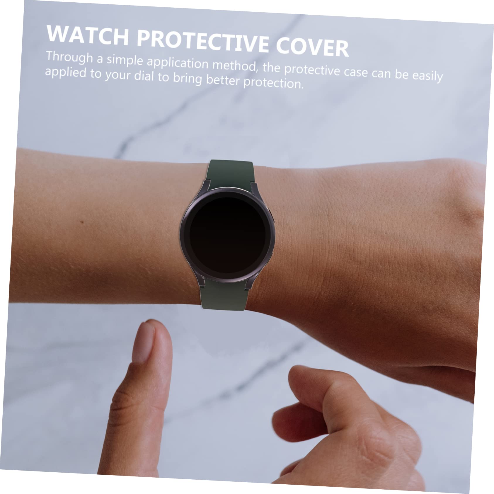OSALADI 30pièces Coque De TPU Complète pour Watch De Transparent Argenté Accessoire Résistant Aux Chocs Et Pratique pour Montre Connectée