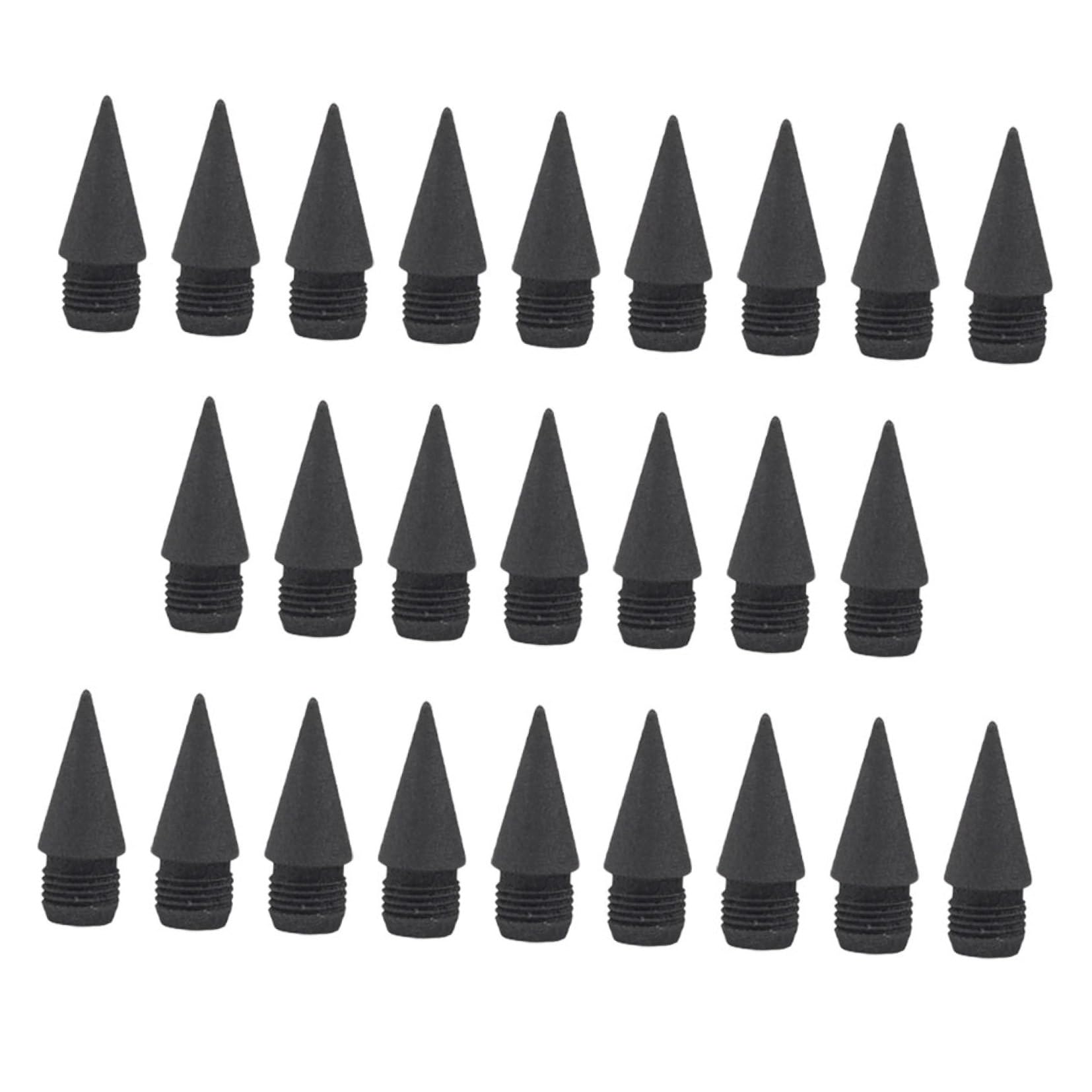 Embouts de remplacement pour crayons infinis en graphite noir x25