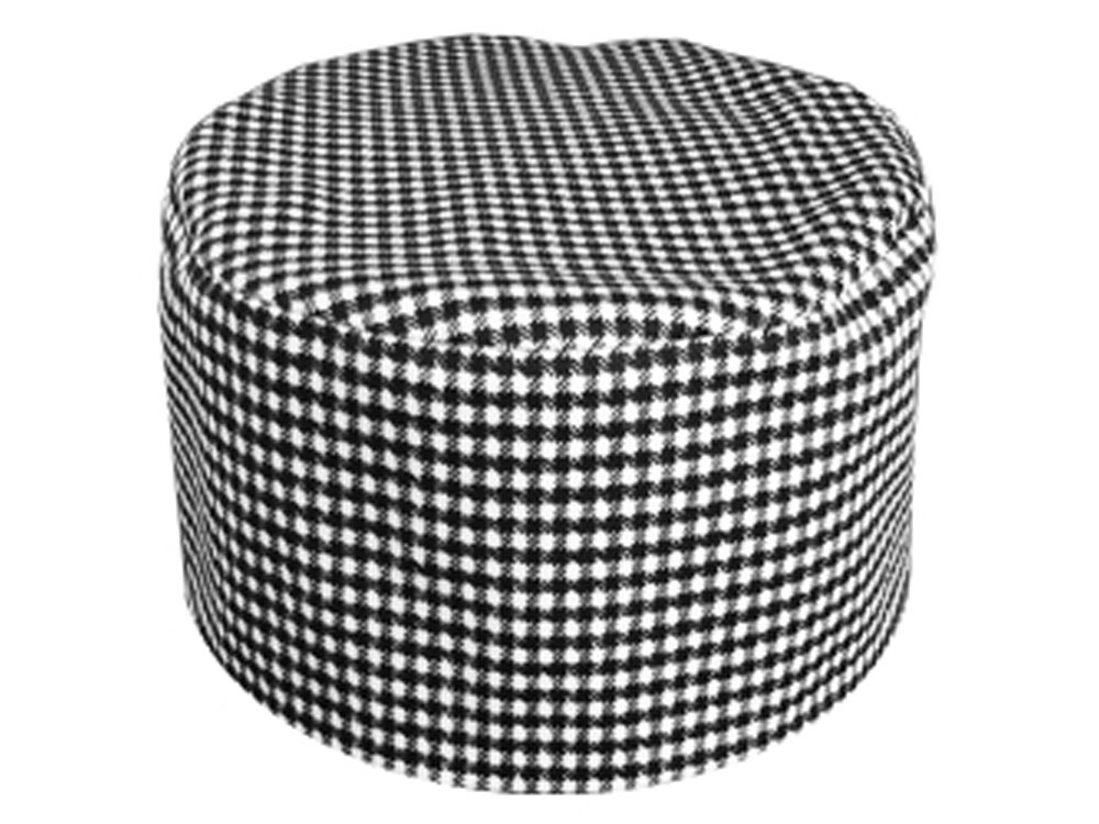 Fame Elastic Beanie Chef Hat C23 - Houndstooth (WFA82587HO)