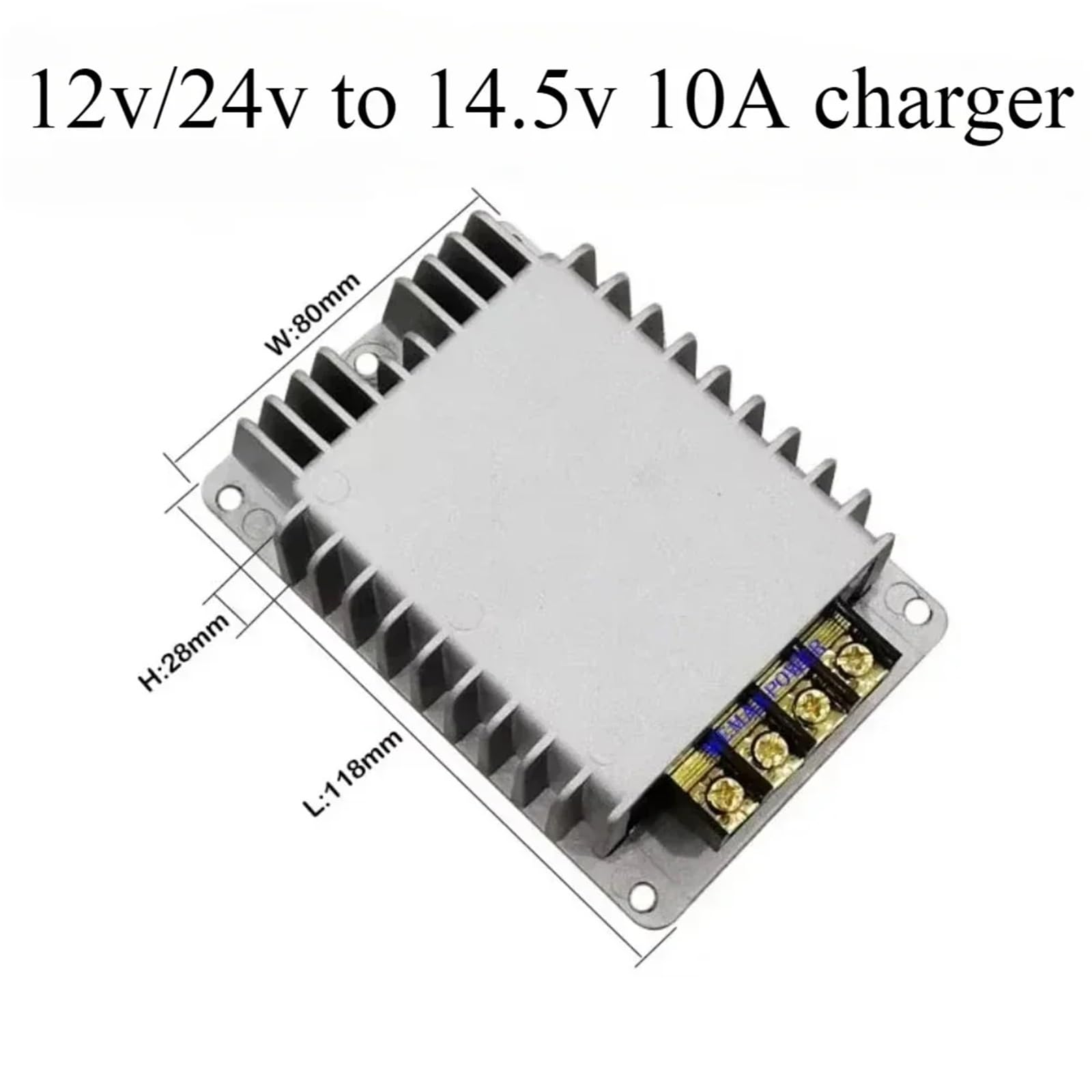 9 V-32 V, 12 V/24 V do 14,5 V, 10 A, 10 A, 10 A, prostownik prądu DC DC do akumulatorów litowo-jonowych LiFePO44 do samochodów kempingowych, łodzi, samochodów (9 V-32 V-14,6 V 10 A)