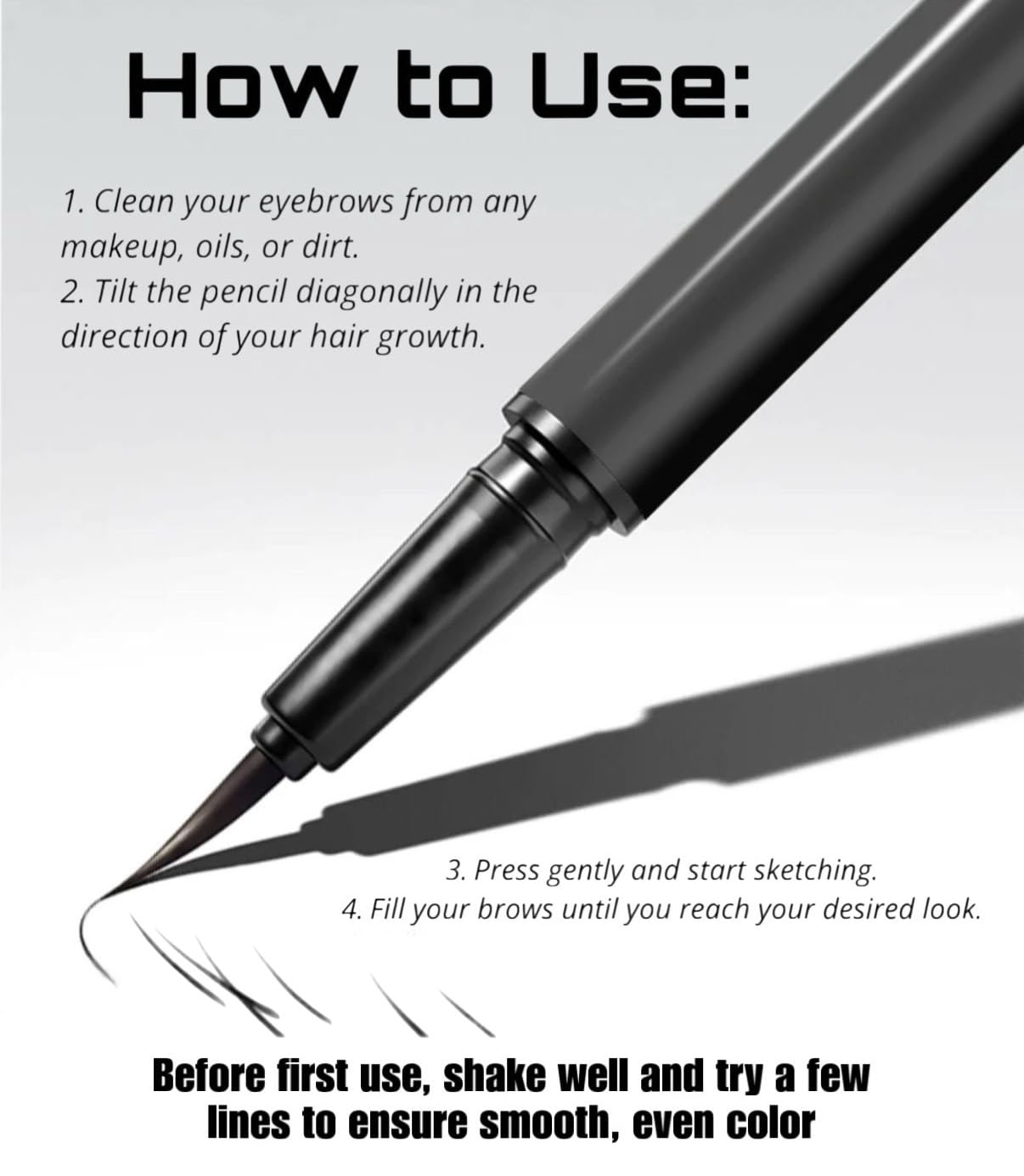 Microblading Eyebrow Pencil – Waterproof, Long-Lasting, Ultra-Fine Brow Pencil for Natural, Defined Hair-Like Strokes(Auburn) - Image 5