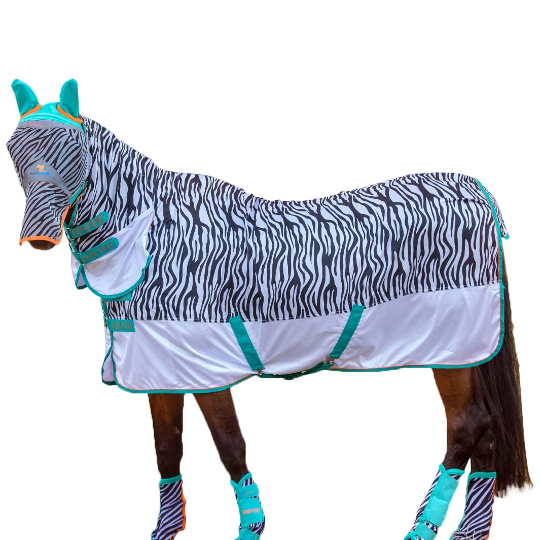 Shires Tempest Original Zeb-Tek Fly Combo - Zebra Print