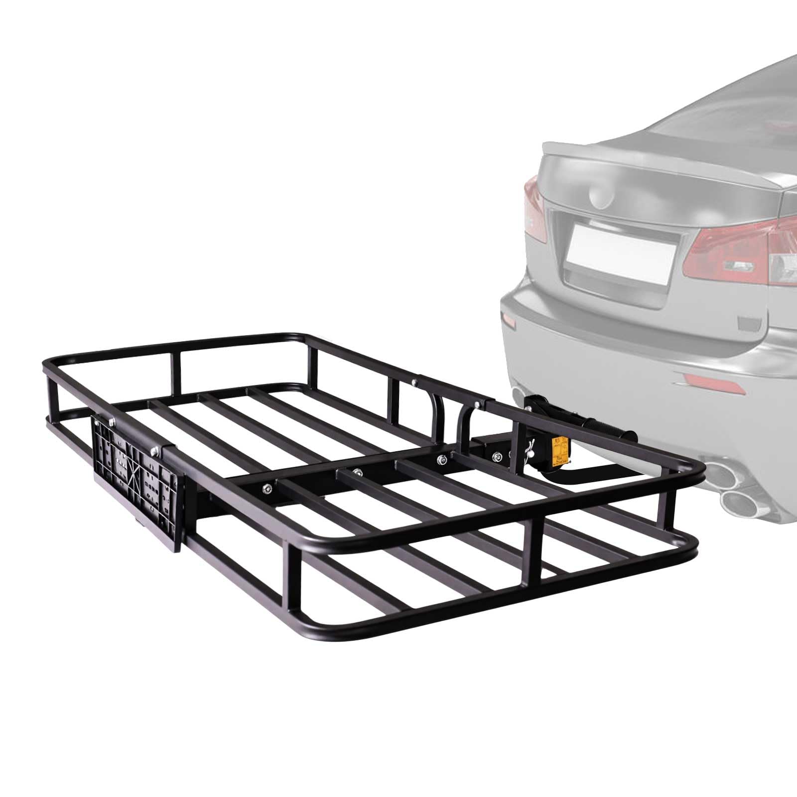 Porte-gibier arrière pour attelage de remorque - 120 x 61 x 15 cm - Avec attelage de montage - Convient pour attelage de remorque, utilisable dans quad, voiture, SUV, chargeur agricole