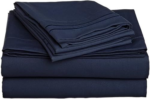 Miniatura 4 de Elegance Linen  - Juego de sábanas de lujo ultrasuave de 4 piezas de calidad egipcia de 1200 hilos, bolsillo profundo de hasta 16 pulgadas,