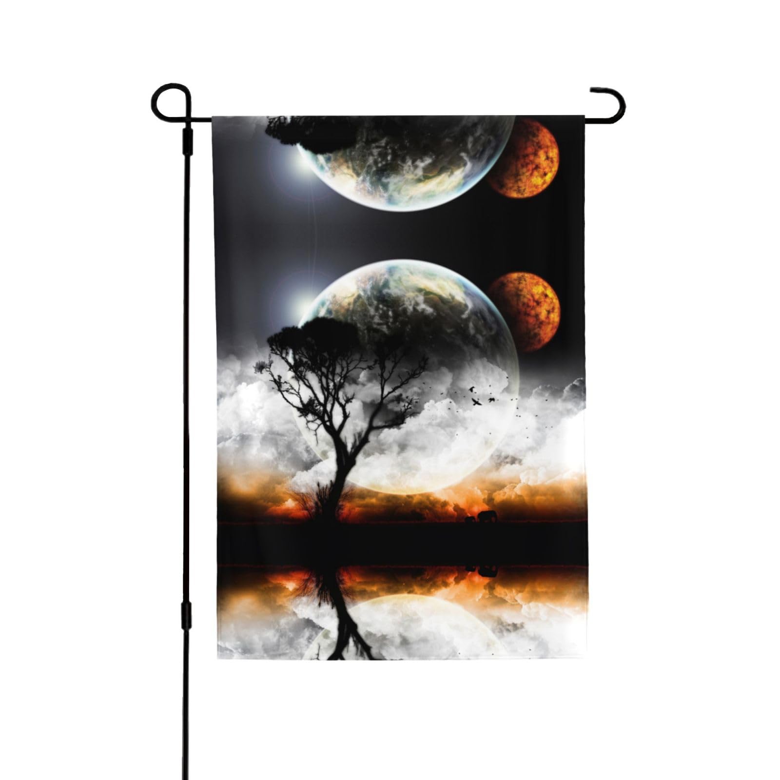 Planet View Garden Flags Seasonal Yard Flag For Outdoor Holiday Decorations 28 X 40 Inch