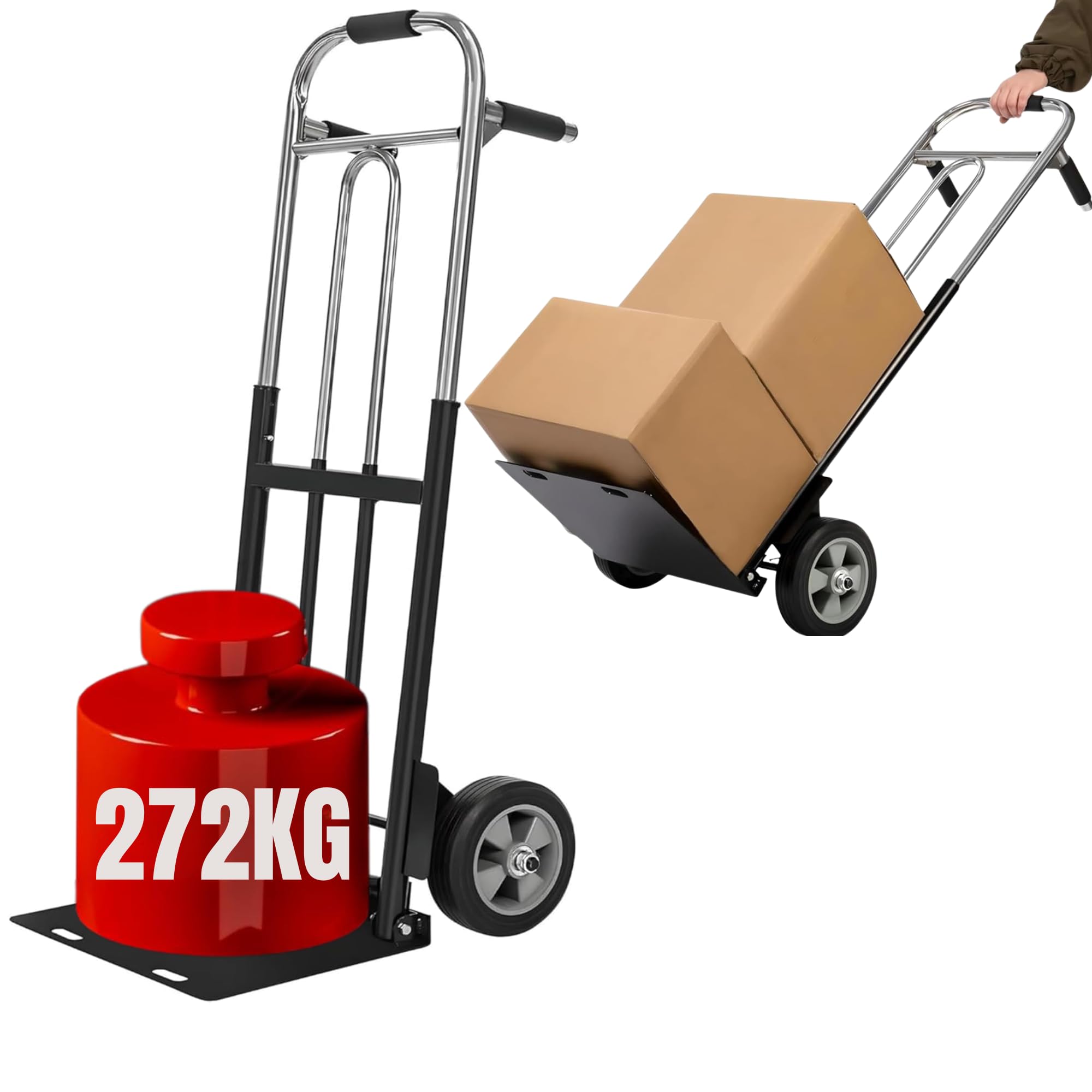 Sackkarre Klappbar Robuste 272 kg. Für Schweren Transport Mit Kompaktem Design Für Sicheres Effizientes Und Vielseitiges Bewegen